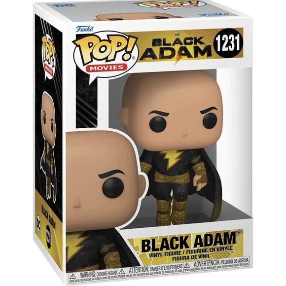 Funko Pop! Movies: Black Adam - Black Adam Flying with Cape Vinyl Figure - Picture 1 of 2